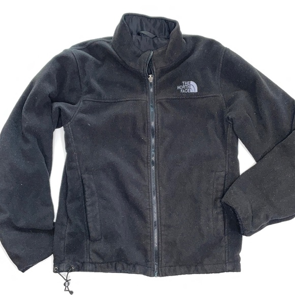 The North Face reversible black size large kids